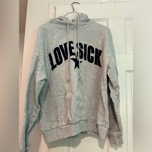 Subdued Gray LOVESICK Hoodie